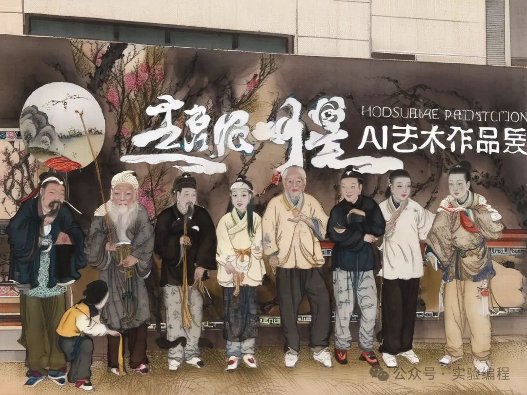 超级明星AI艺术作品展